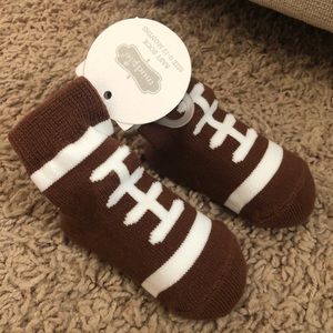 Mud Pie Baby Football Socks 0-12 Months NWT